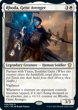 0008 Rhoda, Geist Avenger R Commander: Innistrad: Crimson Vow