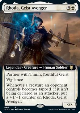 0046 Rhoda, Geist Avenger (Extended Art) R Commander: Innistrad: Crimson Vow