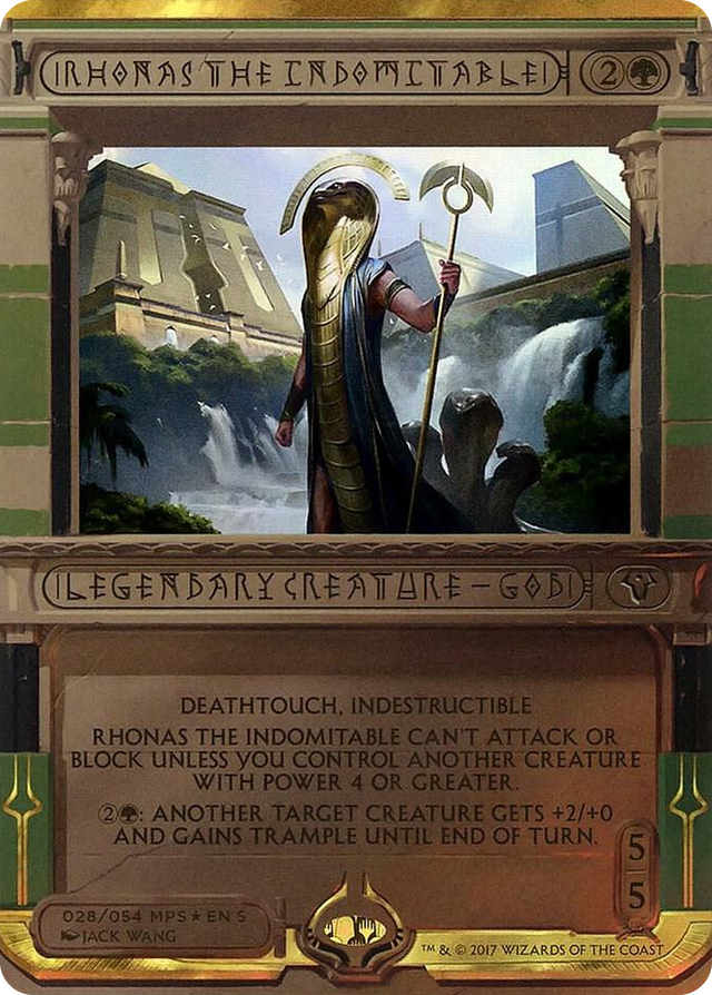 0028 Rhonas the Indomitable M Masterpiece Series: Amonkhet Invocations