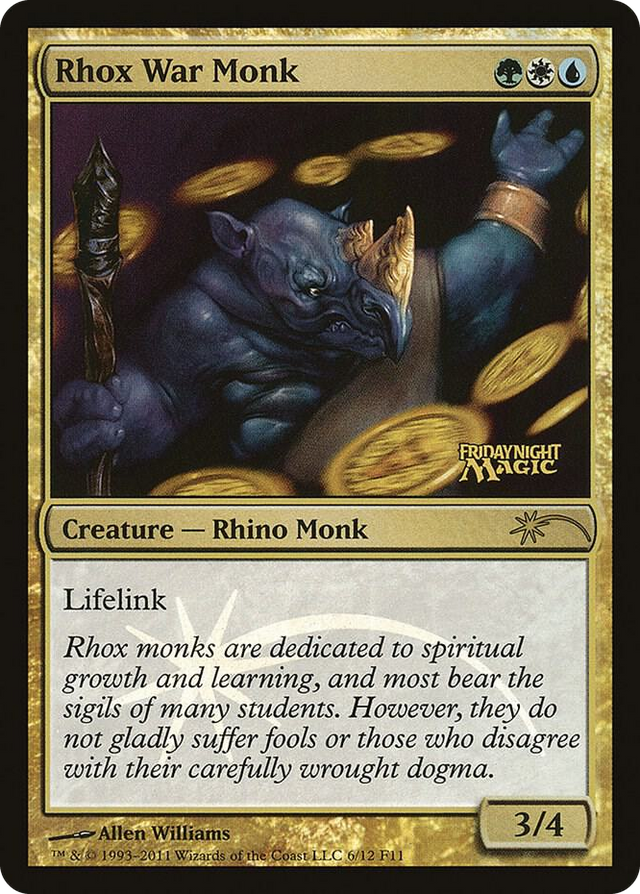 0006 Rhox War Monk P FNM Promos