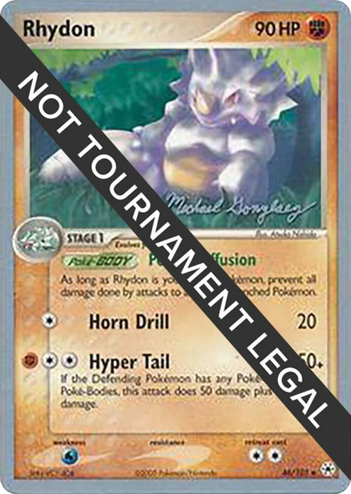 0046 Rhydon - 2005 (Michael Gonzalez) Uncommon World Championship Decks