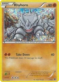 0008 Rhyhorn Promo McDonald's Promos 2015