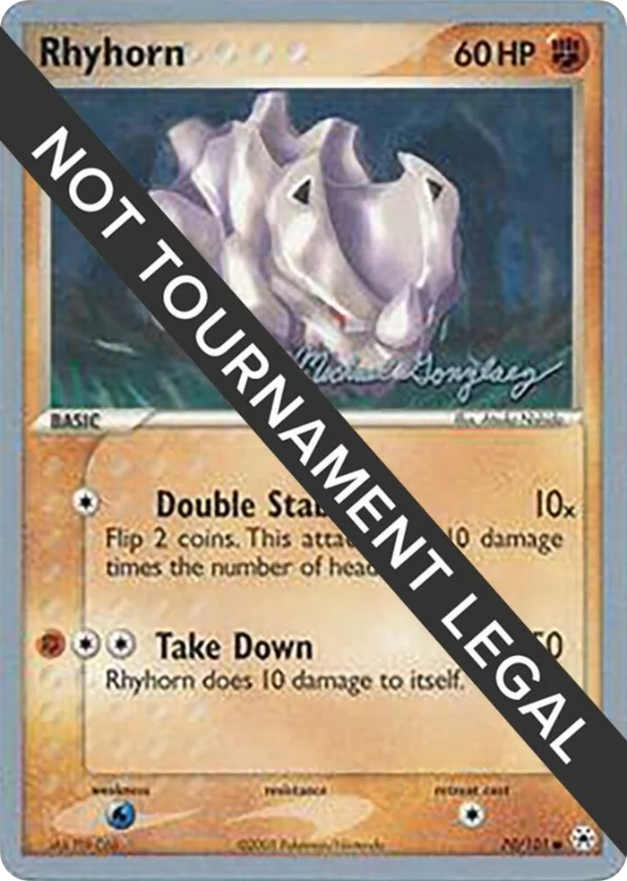 0070 Rhyhorn - 2005 (Michael Gonzalez) Common World Championship Decks