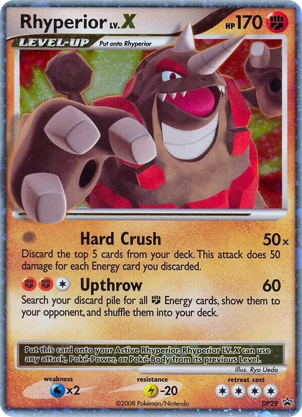 DP029 Rhyperior LV.X - DP29 Promo Diamond and Pearl Promos