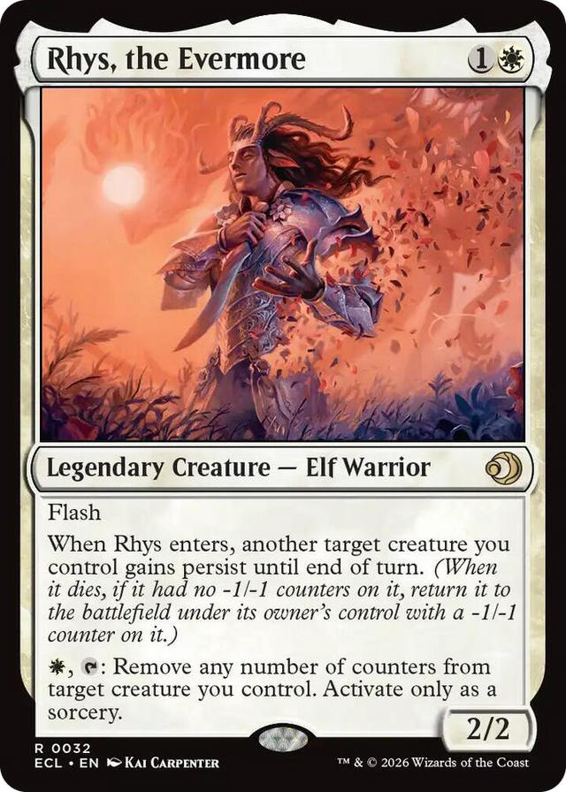 0032 Rhys, the Evermore R Lorwyn Eclipsed
