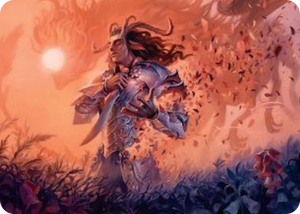 0004 Rhys, the Evermore Art Card S Art Series: Lorwyn Eclipsed