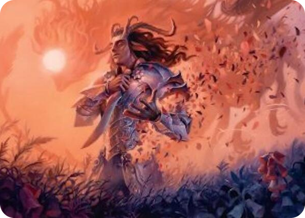 0004 Rhys, the Evermore Art Card S Art Series: Lorwyn Eclipsed