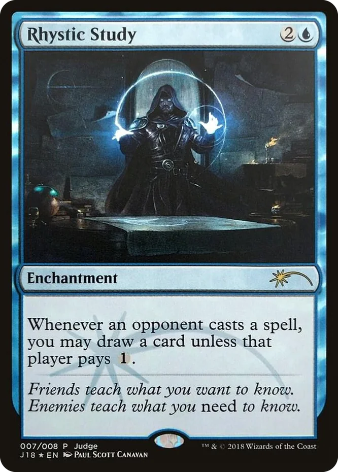 0007 Rhystic Study P Judge Promos