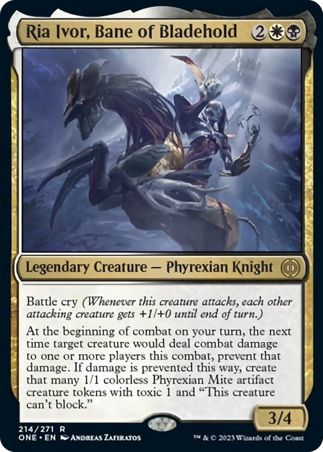 0214 Ria Ivor, Bane of Bladehold R Phyrexia: All Will Be One
