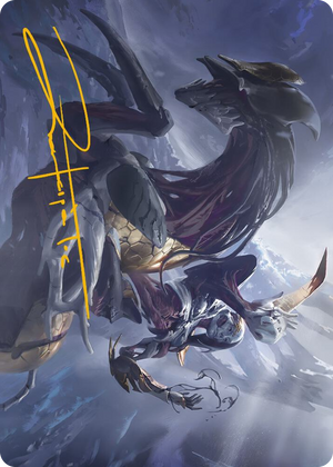 0053 Ria Ivor, Bane of Bladehold Art Card (Gold-Stamped Signature) S Art Series: Phyrexia: All Will Be One