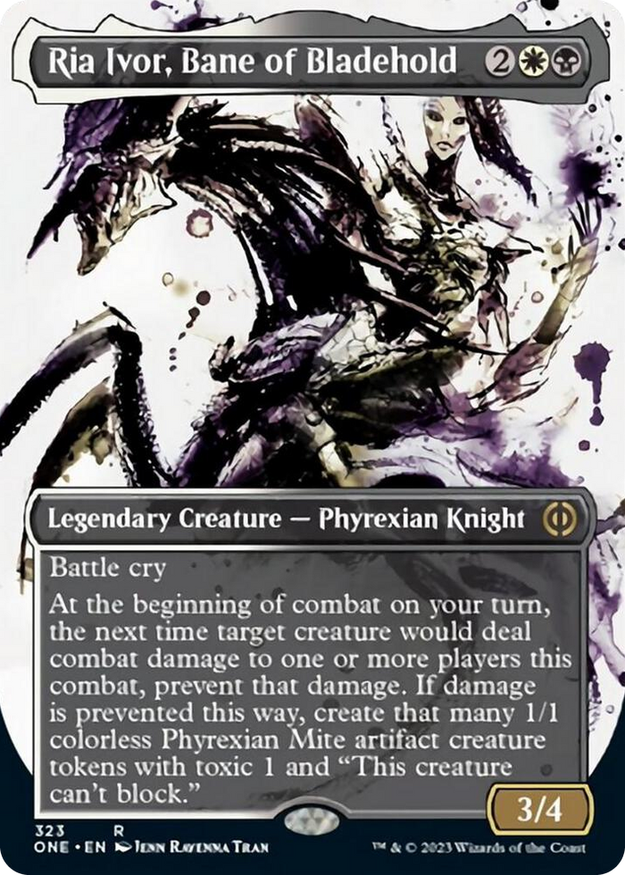 Ria Ivor, Bane of Bladehold (Showcase) #323 R - Phyrexia: All Will Be One Pokemon card