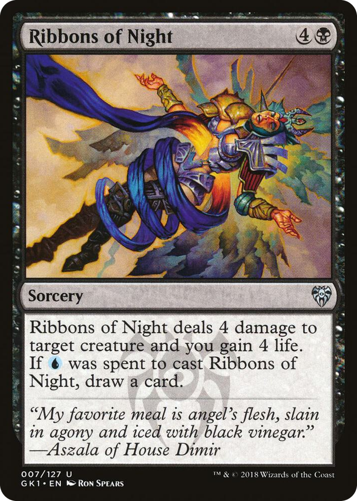 0007 Ribbons of Night U Guilds of Ravnica: Guild Kits