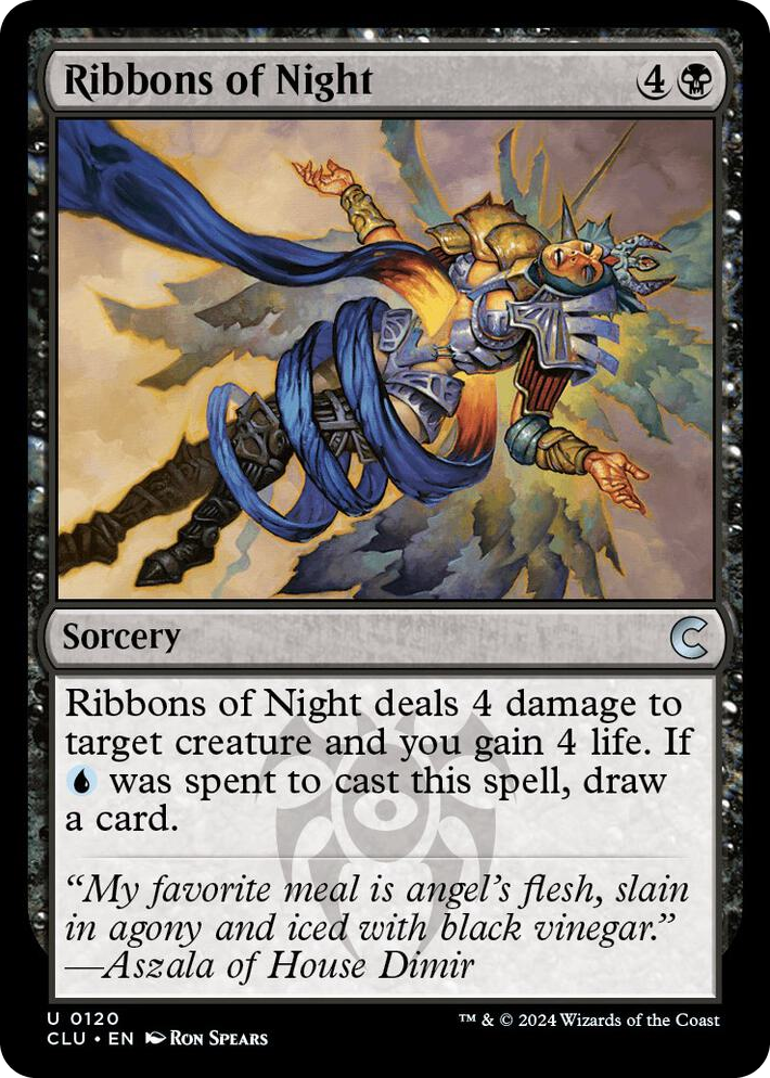 0120 Ribbons of Night U Ravnica: Clue Edition