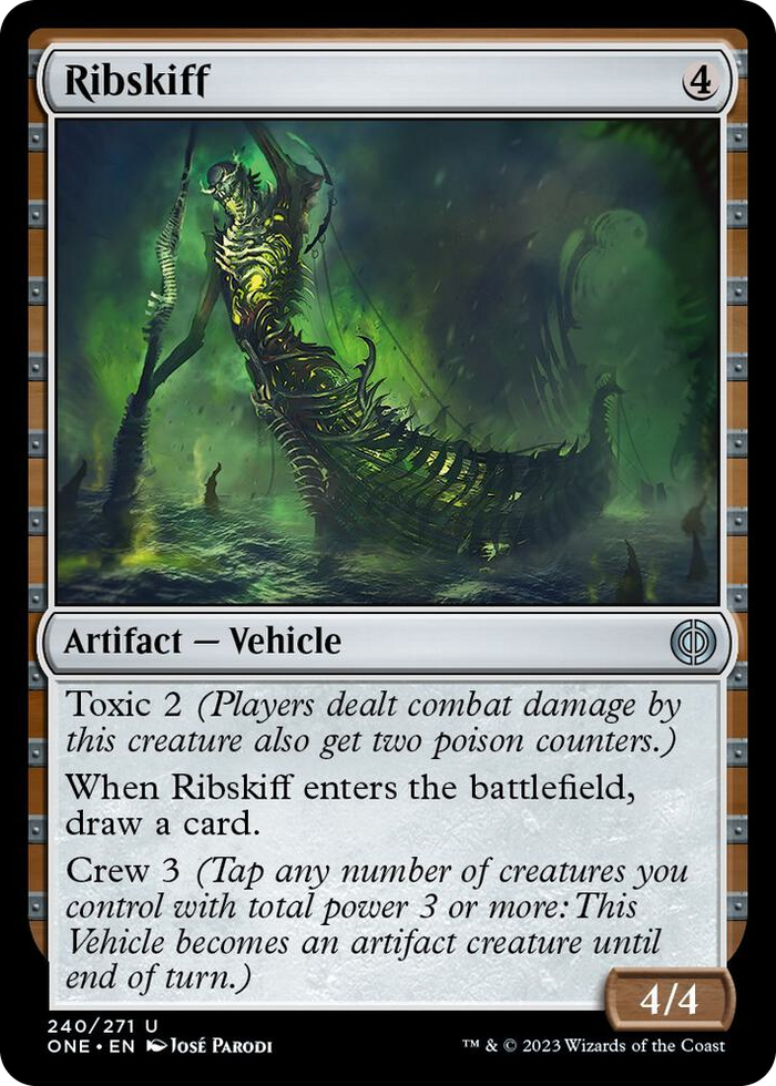 Ribskiff #240 U - Phyrexia: All Will Be One Pokemon card