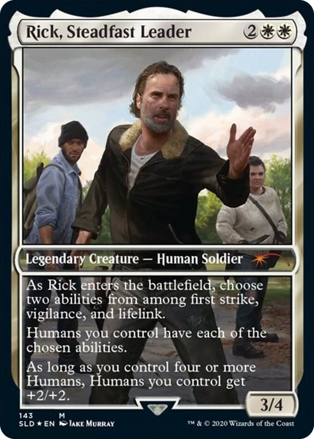 0143 Rick, Steadfast Leader M Secret Lair Drop Series