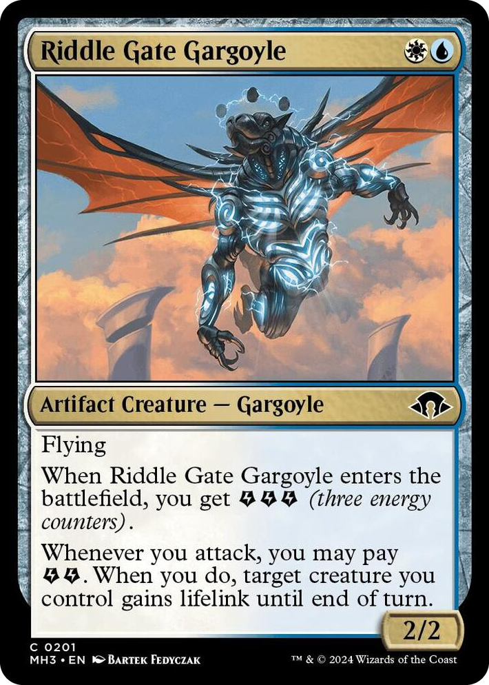 0201 Riddle Gate Gargoyle C Modern Horizons 3