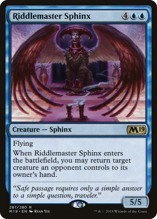 0287 Riddlemaster Sphinx R Core Set 2019