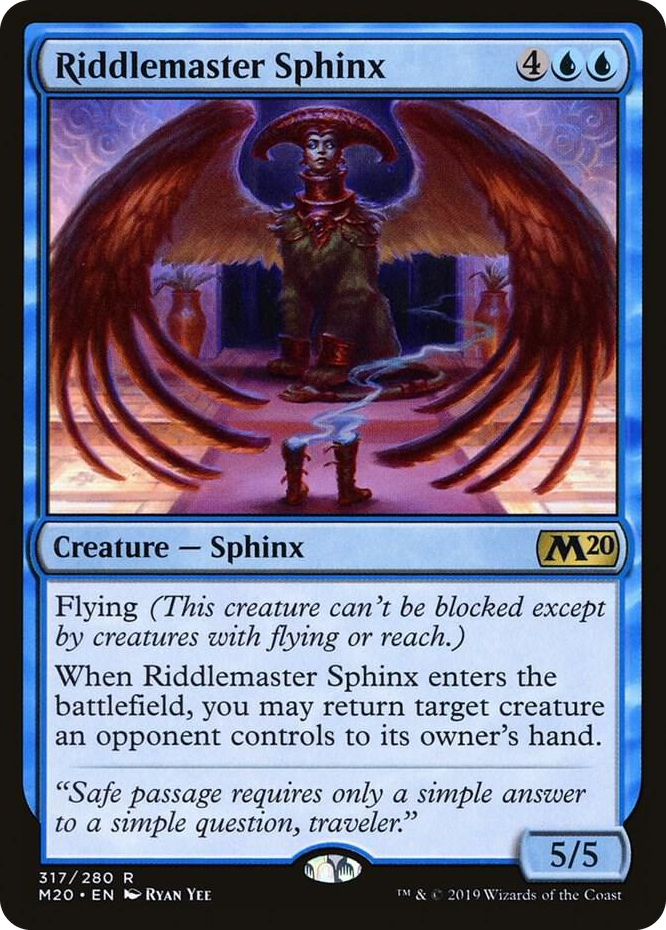 0317 Riddlemaster Sphinx R Core Set 2020