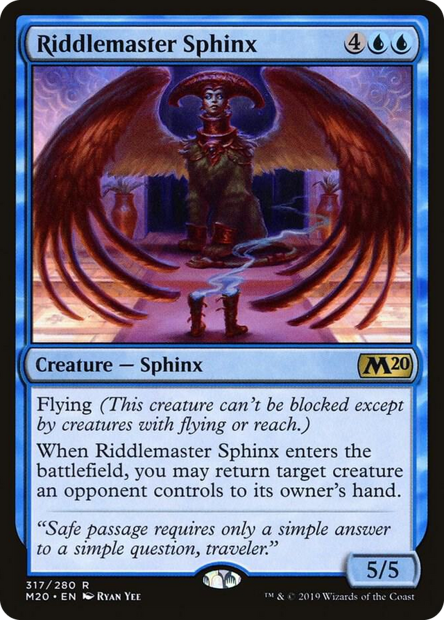 0317 Riddlemaster Sphinx R Core Set 2020