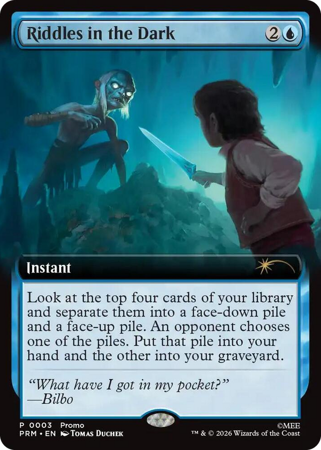 0003 Riddles in the Dark (Extended Art) P Unique and Miscellaneous Promos