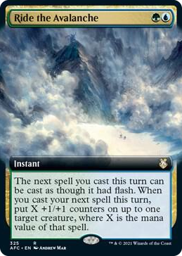 0325 Ride the Avalanche (Extended Art) R Commander: Adventures in the Forgotten Realms