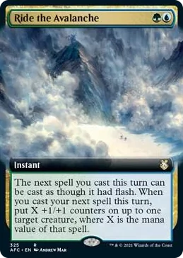 0325 Ride the Avalanche (Extended Art) R Commander: Adventures in the Forgotten Realms