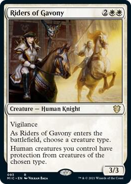 0093 Riders of Gavony R Commander: Innistrad: Midnight Hunt