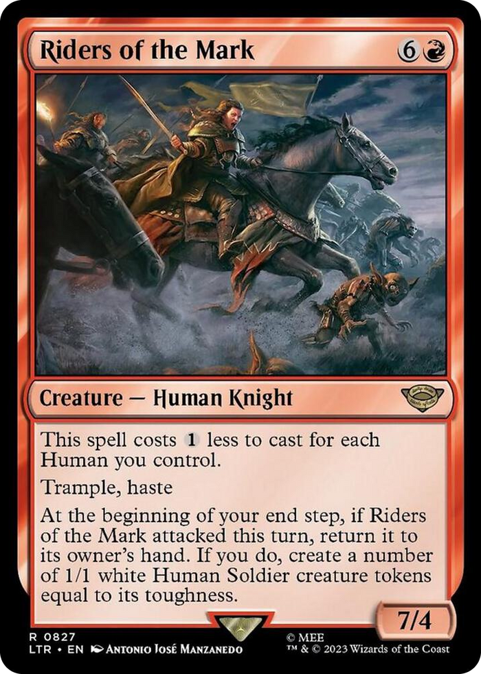 Riders of the Mark #827 R - Universes Beyond: The Lord of the Rings: Tales of Middle-earth Pokemon card