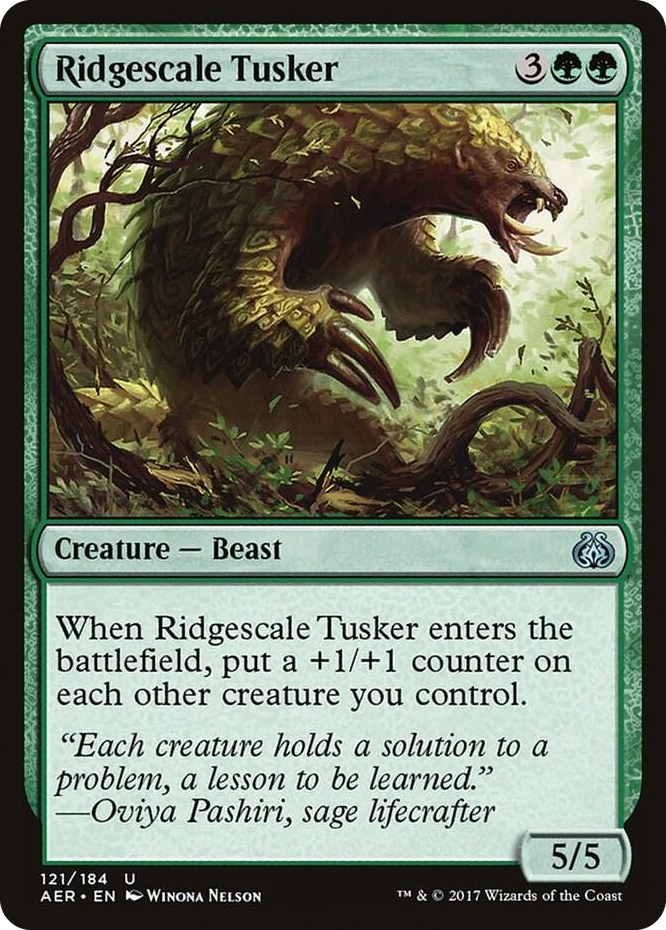 Ridgescale Tusker #121 U - Aether Revolt Pokemon card