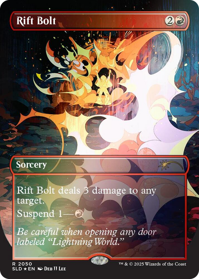 2050 Rift Bolt (2050) (Rainbow Foil) R Secret Lair Drop Series
