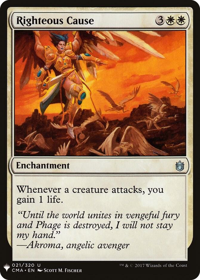 Righteous Cause #21 U - The List Reprints Pokemon card