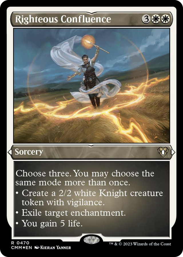 0470 Righteous Confluence (Foil Etched) R Commander Masters