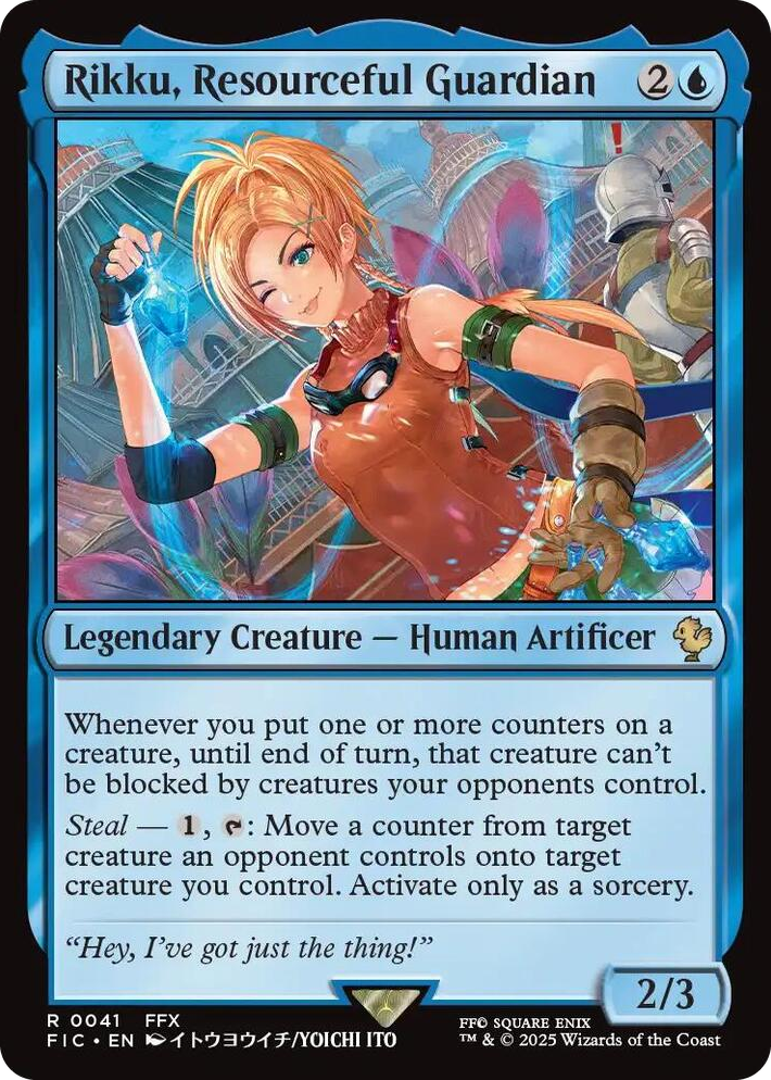 0041 Rikku, Resourceful Guardian R Commander: FINAL FANTASY