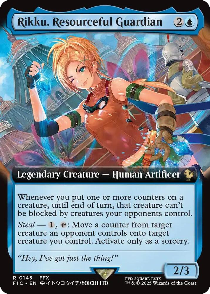 0145 Rikku, Resourceful Guardian (Extended Art) R Commander: FINAL FANTASY