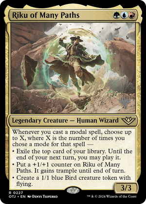 0227 Riku of Many Paths R Promo Pack: Outlaws of Thunder Junction