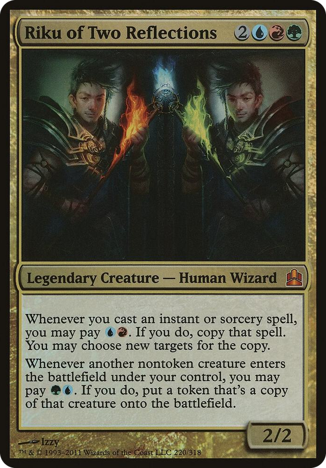0220 Riku of Two Reflections (Commander) M Oversize Cards
