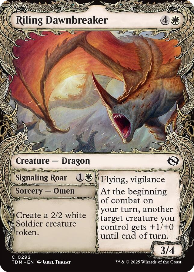 0292 Riling Dawnbreaker (Showcase) C Dragonstorm