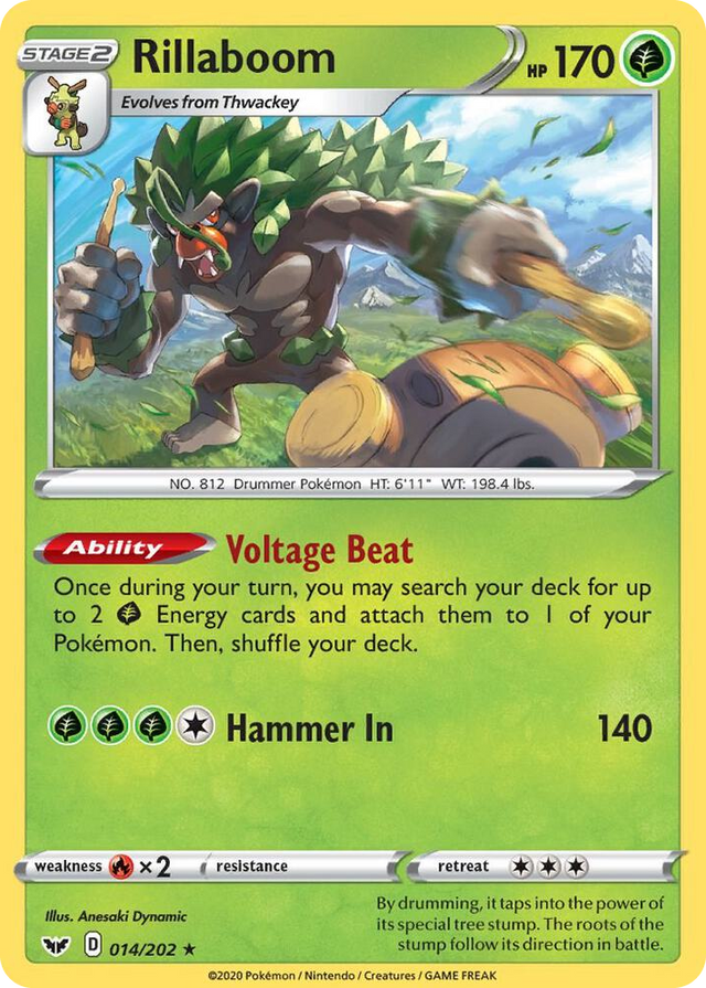 0014 Rillaboom Rare Deck Exclusives