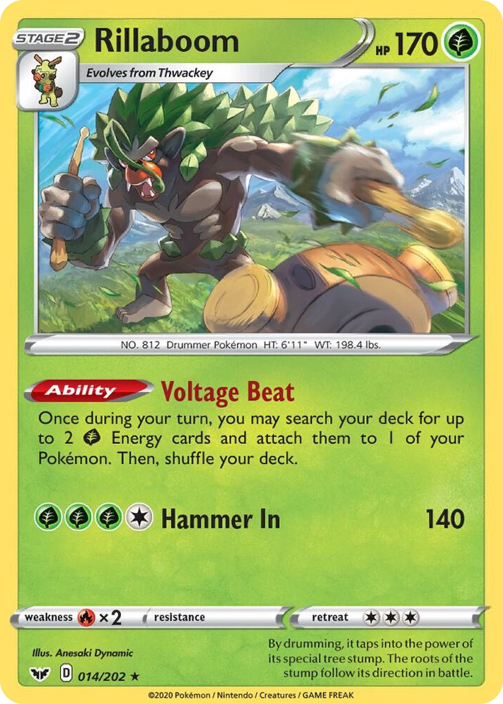 0014 Rillaboom Rare Deck Exclusives