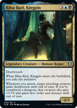Rilsa Rael, Kingpin #293 U - Commander Legends: Battle for Baldur's Gate Pokemon card