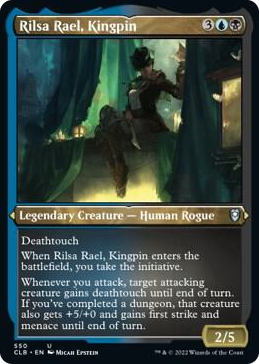 0550 Rilsa Rael, Kingpin (Foil Etched) U Commander Legends: Battle for Baldur's Gate