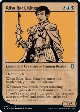 Rilsa Rael, Kingpin (Showcase) #439 U - Commander Legends: Battle for Baldur's Gate Pokemon card