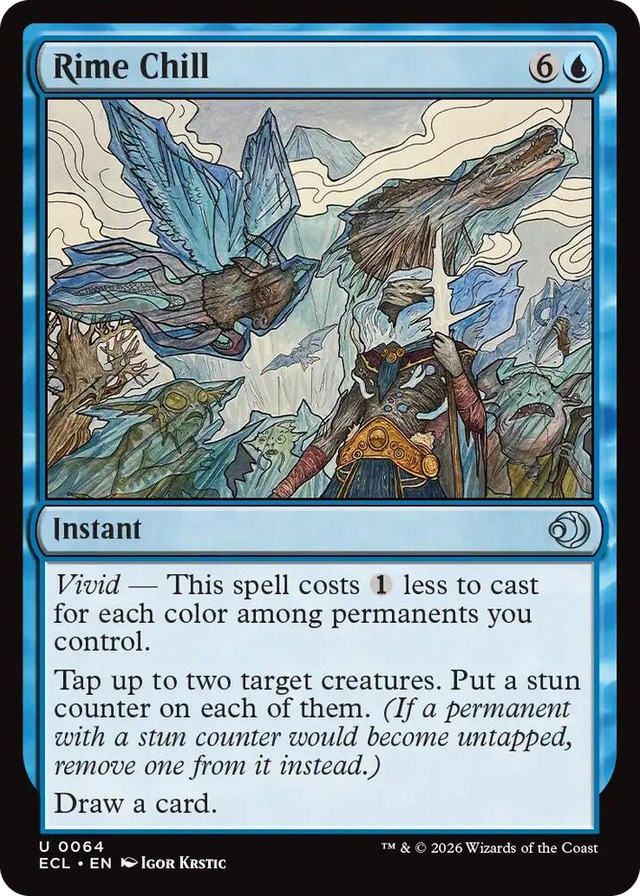 0064 Rime Chill U Lorwyn Eclipsed