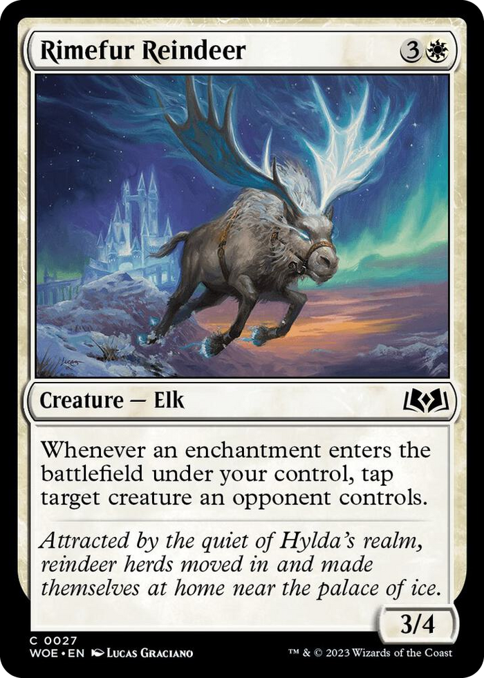 Rimefur Reindeer #27 C - Wilds of Eldraine Pokemon card