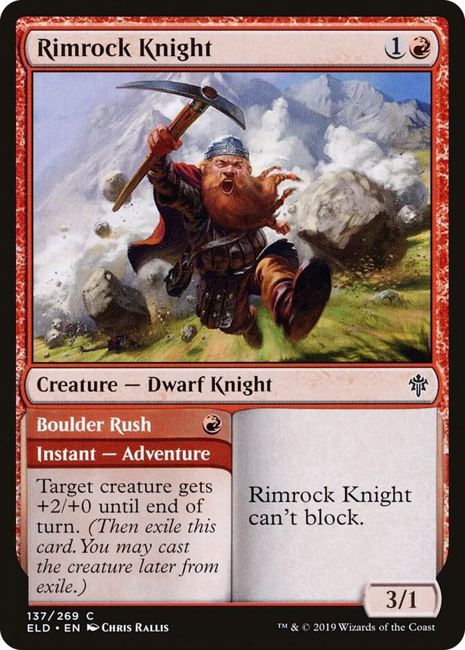 0137 Rimrock Knight C Throne of Eldraine
