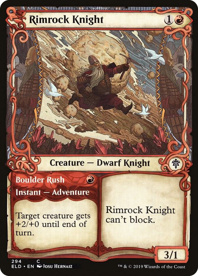 0294 Rimrock Knight (Showcase) C Throne of Eldraine