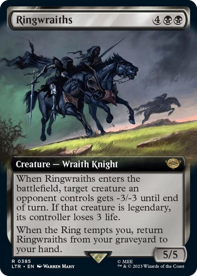 0385 Ringwraiths (Extended Art) R Universes Beyond: The Lord of the Rings: Tales of Middle-earth