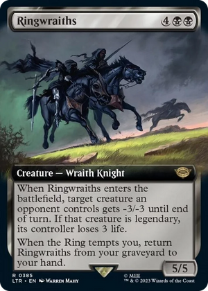 0385 Ringwraiths (Extended Art) R Universes Beyond: The Lord of the Rings: Tales of Middle-earth