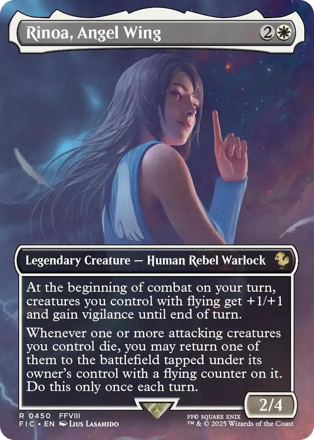 0450 Rinoa, Angel Wing (Borderless) R Commander: FINAL FANTASY