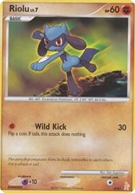 0006 Riolu Common DP Trainer Kit: Manaphy & Lucario